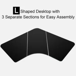 Costway 72'' L Shaped Splice Desktop For Standard & Sit To Stand Desk Frame -HOMCOM Store GUEST 7672cc98 fb23 4b2d 837c 24fe9ee500ed