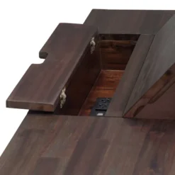 60" Garret Desk Distressed Brown - WyndenHall -HOMCOM Store GUEST 7884ba53 bcce 40c0 a270 3c0e5f0cc45b