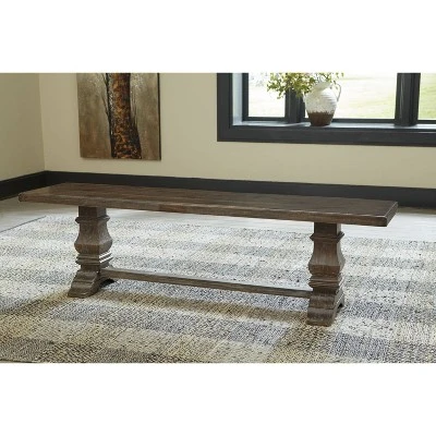 Wyndahl Dining Room Bench Rustic Brown - Signature Design By Ashley 3 Wyndahl Dining Room Bench Rustic Brown - Signature Design By Ashley