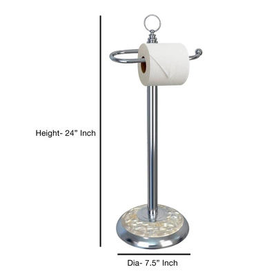 Freestanding Toilet Tissue Holder Chrome/MOP - Nu Steel 5 Freestanding Toilet Tissue Holder Chrome/MOP - Nu Steel - Image 3