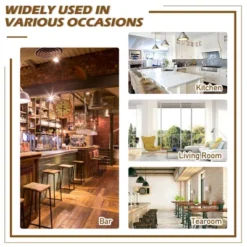 Costway 25.5'' BarStool Swivel Counter Height Kitchen Dining Bar Chair W/Rubber Wood Legs -HOMCOM Store GUEST 7b50e99e 8bfb 45ff 825e b2dba1116ede