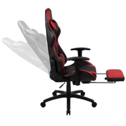 Flash Furniture X30 Gaming Chair Racing Office Ergonomic Computer Chair With Fully Reclining Back And Slide-Out Footrest In Red LeatherSoft -HOMCOM Store GUEST 7bc679d9 4e89 4c7b 9129 bbc1358a47a4