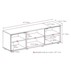 Flat Panel TV Stand For TVs Up To 64" Ravenwood Black - CorLiving -HOMCOM Store GUEST 7bcc4982 a83b 439f 839d 4d9efaecf636