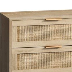 6-Drawer Rattan Dresser For Living Room And Bedroom, Natural - ModernLuxe 16 6-Drawer Rattan Dresser For Living Room And Bedroom, Natural - ModernLuxe -HOMCOM Store GUEST 7c91123a 3038 4a5f a8eb 96b8e4ed40fc