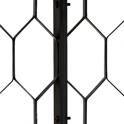 Rectangular Solange Concrete/Metal Dining Table Gray - Armen Living 8 Rectangular Solange Concrete/Metal Dining Table Gray - Armen Living - Image 6