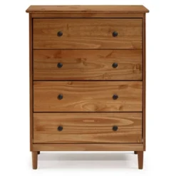 Stiva Classic Mid-Century Modern Vertical 4 Drawer Dresser - Saracina Home 11 Stiva Classic Mid-Century Modern Vertical 4 Drawer Dresser - Saracina Home -HOMCOM Store GUEST 7d52ef34 1e46 4920 a3a1 34d91177eaef