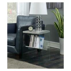 SoHo End Table With Shelf - Breighton Home -HOMCOM Store GUEST 7ead8d05 56bd 41a5 8c2f 9b46bf11d008