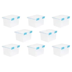 Sterilite 32 Quart Stackable Clear Plastic Storage Tote Container With Blue Gasket Latching Lid For Home And Office Organization, Clear 19 Sterilite 32 Quart Stackable Clear Plastic Storage Tote Container With Blue Gasket Latching Lid For Home And Office Organization, Clear -HOMCOM Store GUEST 7ec27af3 23b9 4d45 8a87 62318e859ff7