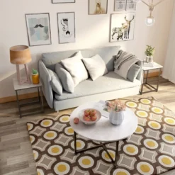 Costway Coffee Table Set Of 3 Modern Faux Metal Frame For Living Room Apartment 22 Costway Coffee Table Set Of 3 Modern Faux Metal Frame For Living Room Apartment -HOMCOM Store GUEST 7ecd591d c55a 4060 9982 060dad07b4cc