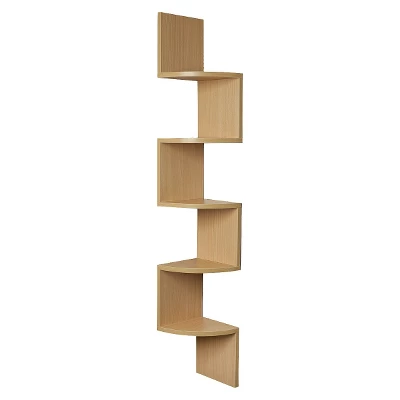 48.5" X 7.7" Zigzag Corner Shelf - Danya B. 7 48.5" X 7.7" Zigzag Corner Shelf - Danya B. - Image 5