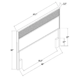 Wood & Cane Transitional Headboard - Hearth & Hand™ With Magnolia -HOMCOM Store GUEST 80627b94 92e4 48a9 a766 37f507ba73be