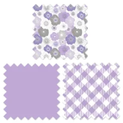 Bacati - Watercolor Floral Purple/Gray Fabric Storage Toy Chest -HOMCOM Store GUEST 80c3b94b b58f 4c57 942a 3633616be9a4