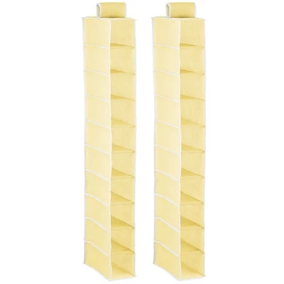 MDesign Fabric Shoe Rack Holder Storage Shelf, Metal Frame, 20 Cube 18 MDesign Fabric Shoe Rack Holder Storage Shelf, Metal Frame, 20 Cube - Image 16