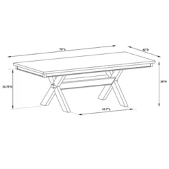 Landon Dining Table - Powell Company -HOMCOM Store GUEST 8140ee62 e1c4 4269 a074 172e866c570e