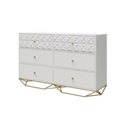 Blair 6 Drawer Dresser White - CosmoLiving By Cosmopolitan 10 Blair 6 Drawer Dresser White - CosmoLiving By Cosmopolitan -HOMCOM Store GUEST 817b8abb 6194 471f a1b6 3f9daba9a804