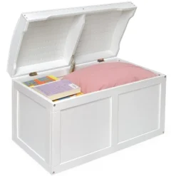 Badger Basket Hardwood Barrel Top Toy Chest -HOMCOM Store GUEST 81b3c489 9326 478c b7c1 f5bbcb4eec0e