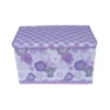 Bacati - Watercolor Floral Purple/Gray Fabric Storage Toy Chest -HOMCOM Store GUEST 81e6cd60 9fef 4c54 b9af beae2605f8ff