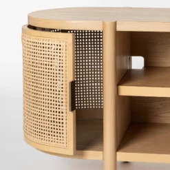 Portola Hills Caned Door TV Stand For TVs Up To 60" - Threshold™ Designed With Studio McGee -HOMCOM Store GUEST 828ab021 474a 45cd a12d 433cf0503498