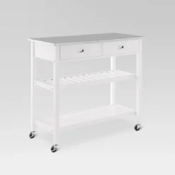 Chloe Stainless Steel Top Kitchen Island Cart - Crosley 31 Chloe Stainless Steel Top Kitchen Island Cart - Crosley -HOMCOM Store GUEST 830f947e 15f6 452c b9e5 ca0007b3cc0c