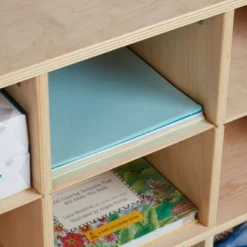 ECR4Kids 20 Cubby Mobile Tray Storage Cabinet, 4x5, Classroom Furniture, Natural -HOMCOM Store GUEST 83212418 5227 48ed 9b9e 8b67ab59e7a3