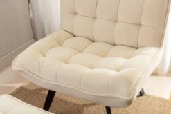 Modern Accent Leisure Chair With Ottoman-ModernLuxe -HOMCOM Store GUEST 83485fdf dc0d 4f64 be8c 48ac3d9f90b1