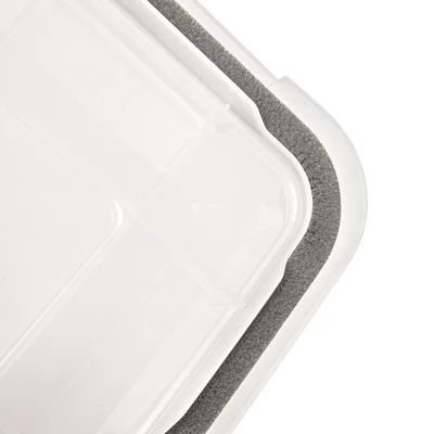 IRIS USA WEATHERPRO Airtight Plastic Storage Bin With Lid And Seal And Secure Latching Buckles 5 IRIS USA WEATHERPRO Airtight Plastic Storage Bin With Lid And Seal And Secure Latching Buckles - Image 3