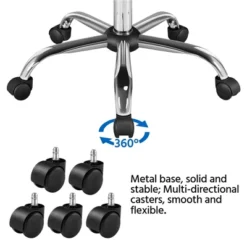 Yaheetech Mid-Back Office Chair With Arms 360° Swivel PU Leather Office Executive Chair -HOMCOM Store GUEST 83829247 6e06 4ae5 bef0 6838ca2988a0