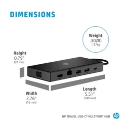 HP Inc. Travel USB-C Multi Port Hub 8 HP Inc. Travel USB-C Multi Port Hub -HOMCOM Store GUEST 839227af a3bf 461b 82ea d84e6e9a4430