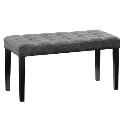 California Fabric Tufted Bench - CorLiving 4 California Fabric Tufted Bench - CorLiving - Image 2