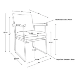 Cushioned Metal & Wood Accent Arm Chair - Cream/Black - Hearth & Hand™ With Magnolia -HOMCOM Store GUEST 84c70339 8fe6 4d7e 9c25 b29cf77d6a96