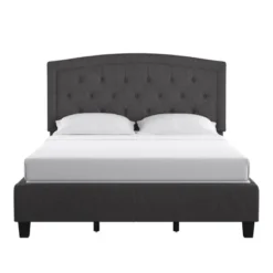 Geralynn Adjustable Diamond Tufted Arch Back Bed - Inspire Q -HOMCOM Store GUEST 851427ab db5f 4f56 ba7a 364b2a4992ba
