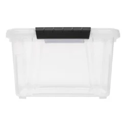 IRIS Stack And Pull Storage Bin With Lid Clear -HOMCOM Store GUEST 857efa80 53b0 4e46 a1b9 4277112c803c