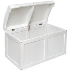 Badger Basket Hardwood Barrel Top Toy Chest -HOMCOM Store GUEST 85f04e12 7a35 4c35 8a17 da0999304333
