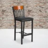 Flash Furniture Vertical Back Metal And Wood Restaurant Barstool With Vinyl Seat 2 Flash Furniture Vertical Back Metal And Wood Restaurant Barstool With Vinyl Seat -HOMCOM Store GUEST 8622d23a a8d6 48ed 9fc3 ec683406894e