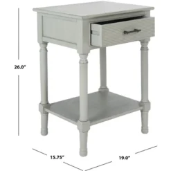 Ryder 1 Drawer Accent Table - Safavieh 17 Ryder 1 Drawer Accent Table - Safavieh -HOMCOM Store GUEST 86a19da8 0e43 4bc5 8e43 ce4e1cfb20f2
