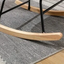 Upholstered Rocking Accent Chair With High Backrest And Armrests-ModernLuxe -HOMCOM Store GUEST 87a4088a 6fab 48b8 80a1 1dd90c35e86b