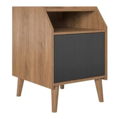 Magnolia End Table Walnut/Black - Novogratz -HOMCOM Store GUEST 88a611f1 e426 4300 ba49 475620effdf2