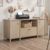 Whitaker Point Office Credenza Natural Maple - Sauder 1 Whitaker Point Office Credenza Natural Maple - Sauder -HOMCOM Store GUEST 88c81e32 e181 4701 9913 cd27ab8f08e1