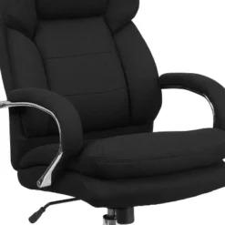 Flash Furniture HERCULES Series 24/7 Intensive Use Big & Tall 500 Lb. Rated Executive Swivel Ergonomic Office Chair With Loop Arms -HOMCOM Store GUEST 8915d637 886f 46f6 bec9 c13f6554ce86