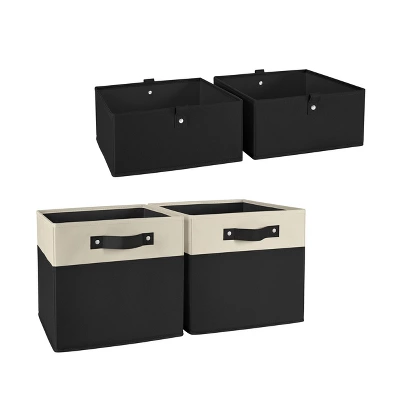 2pc Kids' 10.5" Two-Toned Folding Storage Bin Set - RiverRidge Home 8 2pc Kids' 10.5" Two-Toned Folding Storage Bin Set - RiverRidge Home - Image 6