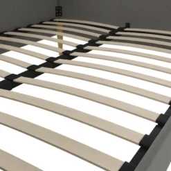 Queen Fabio Mid-Century Daybed Queen Gray Linen - Room & Joy -HOMCOM Store GUEST 8976925f e115 4c9c 87bc 567c584444f5