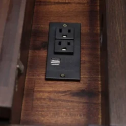 60" Garret Desk Distressed Brown - WyndenHall -HOMCOM Store GUEST 89b38fc4 9793 4c16 aae2 c8cb0669c826