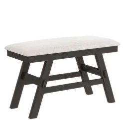 Rustic 6-Piece Wood Counter Height Dining Table Set With Storage Shelf, 4 Chairs And Bench-ModernLuxe -HOMCOM Store GUEST 8ad53745 2182 47df b442 a556c257e411