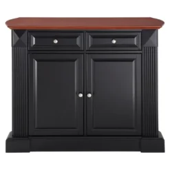 Drop Leaf Breakfast Bar Top Kitchen Island - Black - Crosley -HOMCOM Store GUEST 8adc2992 5125 400b 8f79 6081a4afffd2