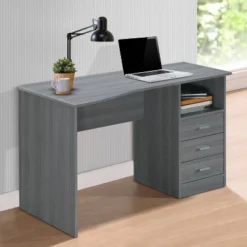 Classic Computer Desk With Multiple Drawers Gray - Techni Mobili -HOMCOM Store GUEST 8adcbaa2 ea49 4fdb 909c c1c930a687d9