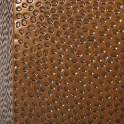 Pamsha Modern Hammered Iron Geometric Brushed Antique Side Table Bronze - Christopher Knight Home -HOMCOM Store GUEST 8bcd6507 af0f 4c8b a046 deba2480f9ef