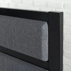 Jessica Upholstered Metal Headboard Gray - Zinus -HOMCOM Store GUEST 8cbe20b8 9130 4abf b20b ff8a6fd662d1