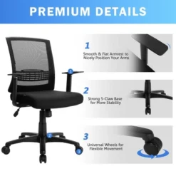 Costway Height Adjustable Mesh Office Chair Task Chair W/Lumbar Support 18 Costway Height Adjustable Mesh Office Chair Task Chair W/Lumbar Support -HOMCOM Store GUEST 8d54fc82 77d1 481c 994f 0f757d61678d