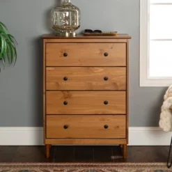 Stiva Classic Mid-Century Modern Vertical 4 Drawer Dresser - Saracina Home 13 Stiva Classic Mid-Century Modern Vertical 4 Drawer Dresser - Saracina Home -HOMCOM Store GUEST 8d80b7b0 7a6b 40f6 8fc7 edeb7656d79f