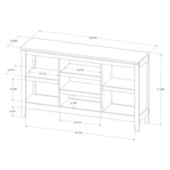 32" Carson Horizontal Bookcase With Adjustable Shelves - Threshold™ -HOMCOM Store GUEST 8ed9f35d 4de6 4ad0 bc2b cfd89c35e08c